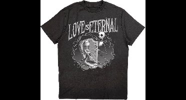 Disney The Nightmare Before Christmas - Jack & Sally Love Is Eternal Heren T-shirt - S - Zwart