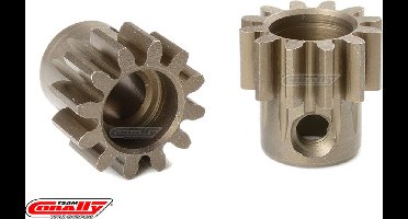 Team Corally - M1.0 Motortandwiel - Kort - Gehard staal - 12 Tanden - Motoras dia. 5mm