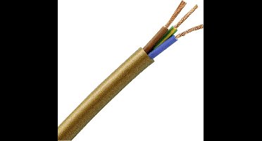 Kopp 152305846 Geïsoleerde kabel H03VV-F 3 G 0.75 mm² Zwart 5 m