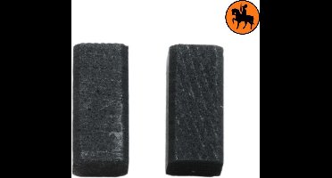 Koolborstelset voor Black & Decker frees/zaag SAG500 - 6x6x13mm