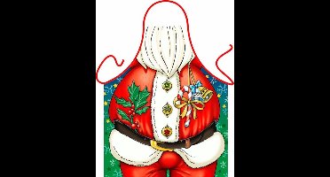 Benza Schort Keukenschort - Kerstman