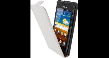 Mobiparts Premium Flip Case Samsung Galaxy S Advance White