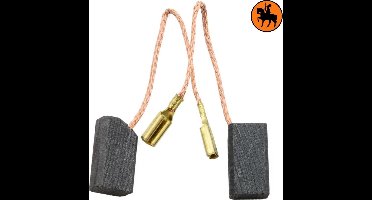 Koolborstelset voor Black & Decker MAG102A - 5,95x8,35x15mm