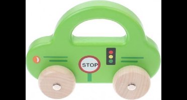 Joueco Houten auto groen