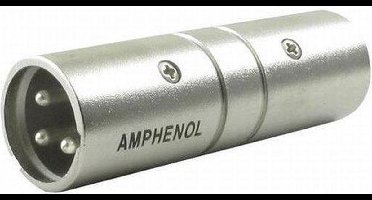 Amphenol AC3M3MW adapter XLR 3P Metallic