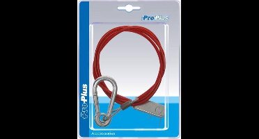 ProPlus Breekkabel met gaffel - Verzinkt - 1 meter - Veiligheidskabel