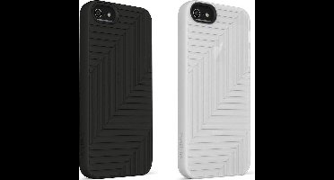 Belkin siliconen Hoes voor Apple iPhone 5/5S - Zwart en Wit