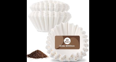 300 filterhouders geschikt voor koffiezetapparaten van 80/200 mm - geschikt geschikt voor merken zoals Beem, Cuisinart, Phillips en Gastroback.