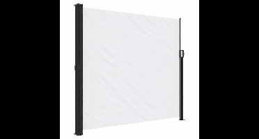 vidaXL - Windscherm - uittrekbaar - 180x600 - cm - wit