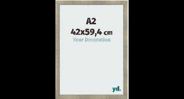 Your Decoration - Fotolijst A2 42x59,4 cm - MDF - Goud Antiek - Pisa