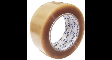 Sterke transparante verpakkingstape - 48 mm x 120 m - rubberen lijm