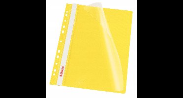 Esselte Vivida PP Insteekkaart A4 Geel - Flexibel en Duurzaam