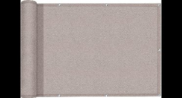 Stunq® Privacy Scherm voor Balkon en Tuin met UV Bescherming, Waterdichte Polyester, 0.9 x 5 m, Taupe
