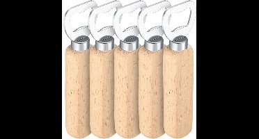 YOZHIQU 5 stuks flesopener - draagbaar - gepersonaliseerde cadeauflesopener voor mannen - bierflesopener - geschikt voor frisdrankflessen, sapflessen, melkflessen