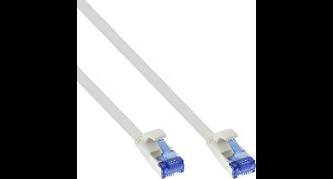 UFTP CAT6a flexibele platte netwerkkabel | TPE LSZH | wit | 20 meter