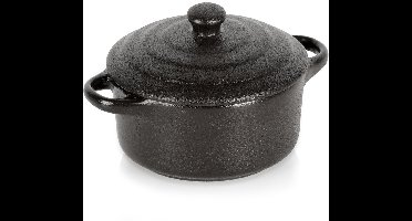Creme Brulee Schaaltje Porselein met Deksel 150 ml - Ramekin - Oven - Ovenschaal - Snackkommen - Dipschalen - Kleine Kom voor Dipsauzen en Snacks
