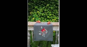 Vervaco - Loper kit - Klaprozen - PN-0180735 - Borduren - Borduurpakket - Borduurpakket volwassenen - Borduurpakket kind