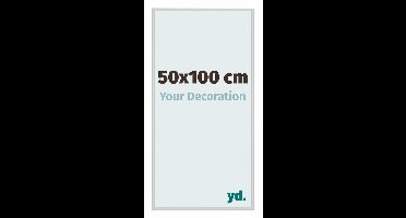 Your Decoration - Fotolijst 50x100 cm - Aluminium - Zilver Mat - Miami