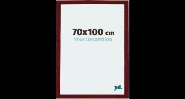 Your Decoration - Puzzellijst 70x100 cm - Wijnrood Geveegd - Puzzellijst 1500-2000 stukjes - MDF Fotolijst - Mura