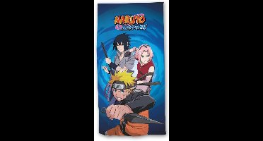 Naruto strandlaken blauw 70 x 140 - polyester