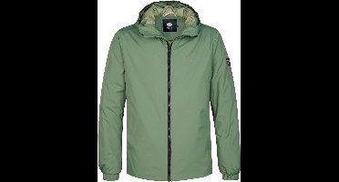 Petrol Industries Gewatteerde Jas Heren - Regular Fit - Mannen Zomerjas met Capuchon - 100% Gerecycled Polyester - Casual Herenjas - Groen - Maat L