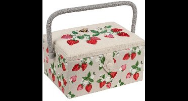 Sewing box : strawberry :18.5x25.5x14.5 cm