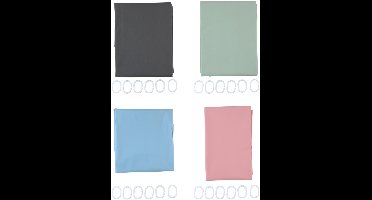 Lifetime Clean Douchegordijn PEVA met 12 ringen 180x180cm