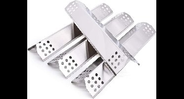 Ronte - Grill Heat Plate voor gasbarbecue, RVS Flame Tamers, Vervangende onderdelen - Geschikt voor meerdere modellen - Duurzame kwaliteit - Eenvoudige installatie - 37CM lengte.