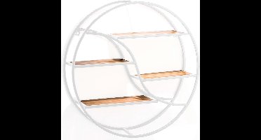 Wandrek Rond - Plantensteun - Wandplank