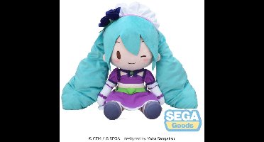 Character Vocal Series 01: Hatsune Miku Fuwa Petit Plush Figure Hatsune Miku x Love and Berry Dress Up and Dance! Sparkly Purple 40 cm