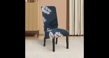 Stoelhoes - Stoelhoezen - universele stoelhoes, grote eetkamerstoel, hotelbanket -Set van 4 - Grijze veer - 10D x 10B x 10H millimeter