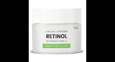 Swedish Nutra Retinol Nachtcrème – Intens Anti-Aging & Anti-Rimpel – Met Niacinamide, Vitamine E, Aloe Vera & Shea Butter – Herstel & Versteviging Tijdens de Nacht – 50 ml