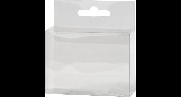 PET verpakkingsdozen, afm 74x54x26 mm, 100 stuk/ 1 doos