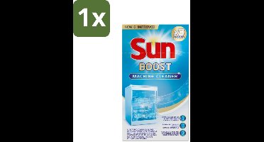 1 x Sun Optimum - Machinereiniger - Ontkalkt - Ontvettend - 3 Wasbeurten - Vaatwasser Onderhoud - Vaatwasser Reinigen - Vaatwasser Ontvetten - Vaatwasser Ontkalken - Vaatwasser Filter Reinigen
