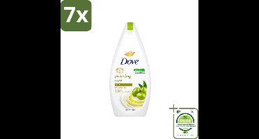 7 x Dove Protecting Care - Douchegel - Olijfolie - Sulfaatvrij - 450 ml - Grootverpakking - Dove Douchegel - Olijfolie Douchegel - Hydraterende Douchegel - Sulfaatvrije Douchegel - Zachte Douchegel