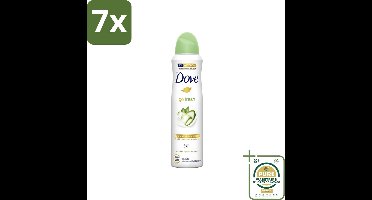 7 x Dove - Deodorant - Go Fresh Cucumber & Green Tea - Frisse en kalmerende geur - 250 ml - Grootverpakking - Cucumber & Green Tea Deodorant - Fris Geur - Anti-Geur - Zweetvermindering - Geurverzorging