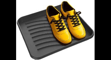 Orion - Vierkante Deurmat - 38x38 cm - Zwart - Waterdicht