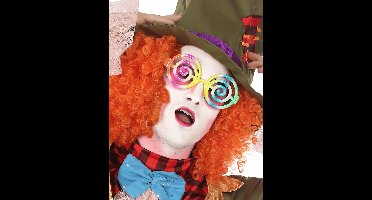 ATOSA - Veelkleurige spiralen bril voor volwassenen