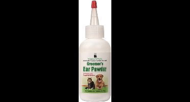 Groomers ear powder - voor het plukken van het haar in het oor van ; hond, kat ,puppy en kitten - Proffessionel Pet Product - 28 gram - maakt het makkelijker voor trimmer en voor hond .