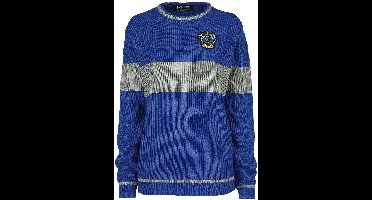 Harry Potter Ravenclaw - Quidditch Dames Gebreide trui - blauw/grijs - S