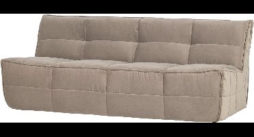 vtwonen Cluster 3-Zits Bank - Velvet - Warm Taupe - 81x204x91