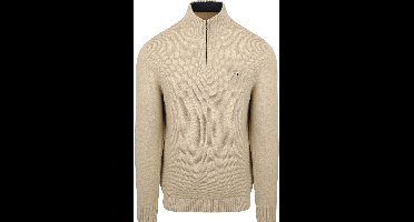 McGregor Half Zip Trui Merinowol Structure Sand - Maat XXL - Heren - Pullovers