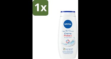 1 x NIVEA - Douchecrème - Beschermend - Langdurig Gezond Huidgevoel - 250 ml - Douchecrème - Huidbescherming - Hydratatie - Vitamine C - Vitamine E
