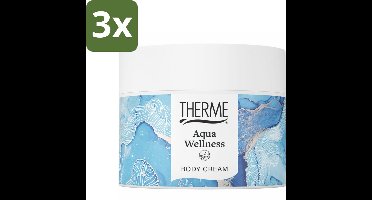 Therme - Aqua Wellness - Bodycrème - Hydraterend - Verzorgend - 225gr - Bulkverpakking - 3 stuks