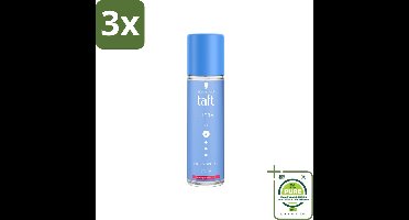 3 x Taft - Ultra 4 - Fixing Gellax - Ultieme controle - 200 ml - Grootverpakking - Haarspray - Stylingspray - Haarfixatie - Sterke Hold - Langdurige Fixatie
