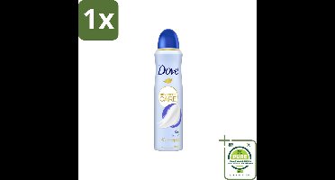 1 x Dove – Deodorant Spray – Talco – 150 ml - Anti-transpirant - Deodorant Spray - Zweetbestendig - Geur Van Talco - Huidbescherming