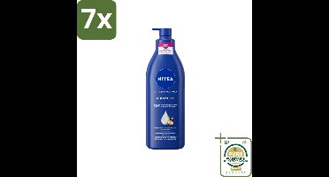 7 x Nivea - Nourishing - Body Milk met Pomp - Voor Droge tot Zeer Droge Huid - 72 uur Hydratatie - 400 ml - Grootverpakking - Nivea Body Milk - Hydratatie - Droge Huid - 72 Uur Hydratatie - Hyaluronzuur