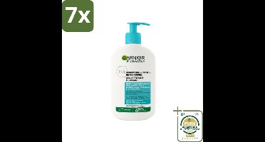 7 x Garnier - Pure Active - Gezichtsreiniger - Hydraterend - 250 ml - Grootverpakking - Gezichtsreiniger - Hydraterend - Zuivere Huid - Huidbarrière - Hyaluronzuur
