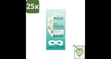 25 x Garnier - SkinActive - Revitaliserend Masker - 1 Gezichtsmasker - Grootverpakking - Oogmasker - Oogpatches - Vermoeide Ogen - Wallen - Donkere Kringen