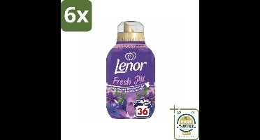Lenor - Wasverzachter - Fresh Air Maneschijn - Ultra Geconcentreerd - 36 Wasbeurten - Voordeelverpakking - 6 stuks - Fresh Air - Maneschijn